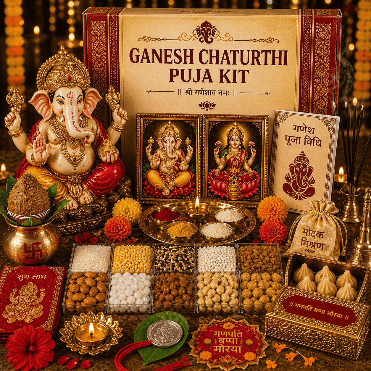 Ganesh Chaturthi (Ganesh Puja) kit