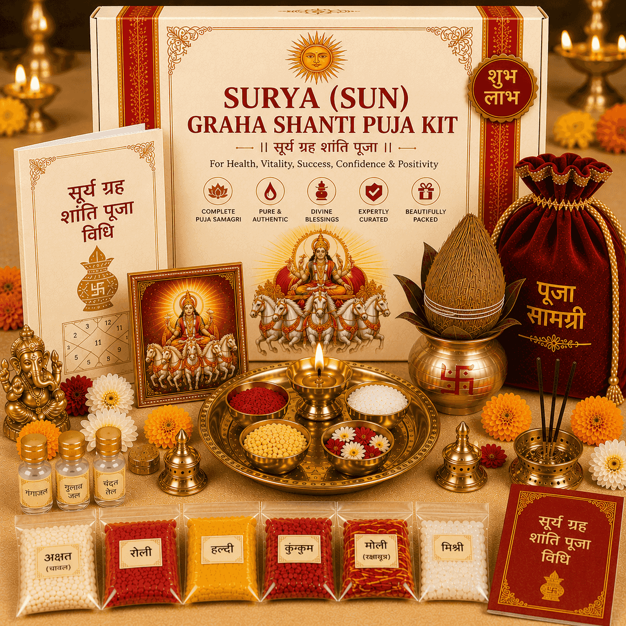 Surya (Sun) Graha Shanti Puja Kit