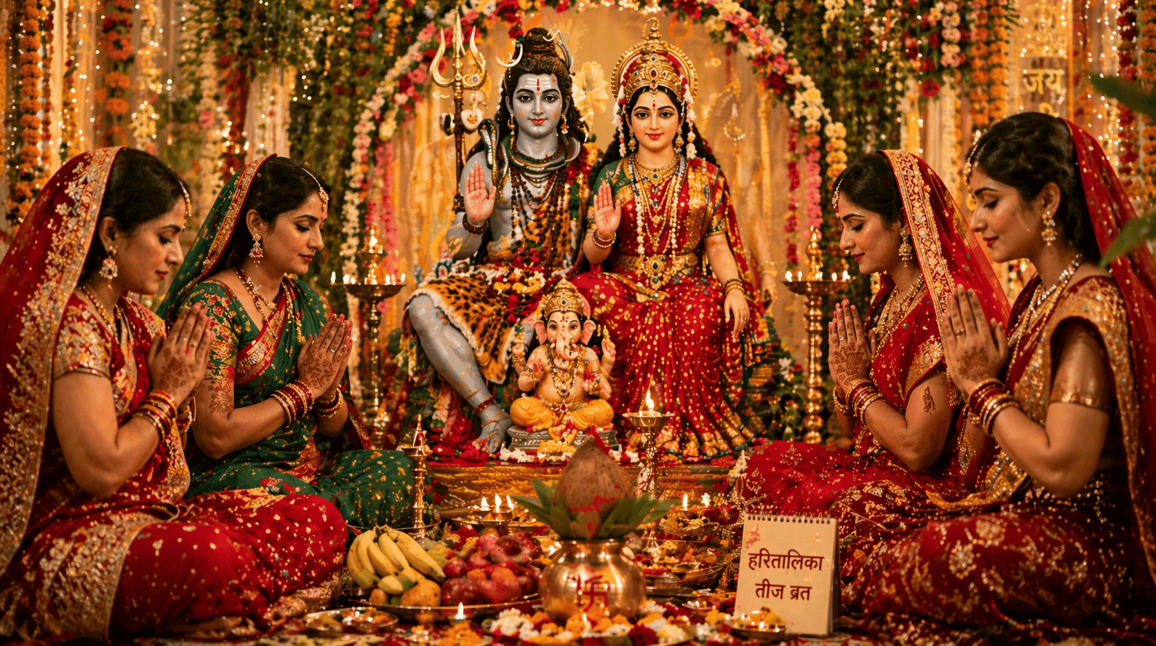 Haritalika Teej Vrat Puja