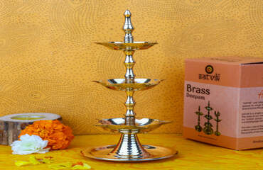 Pure Brass Akhand Payali Diya