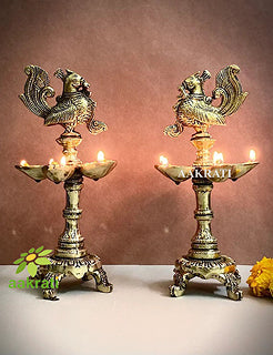 Brass Standing Diya